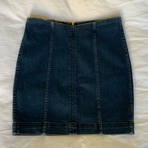 Free People Denim Skirt